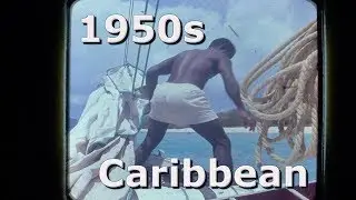 1950s Caribbean Sea Sailing and Snorkeling