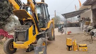 74 HP JCB 3Dx Ac Machine 500 Hour Oil And Filter Servic jcb की  सर्विसकरना सीखें। ऑयल चेंज करना