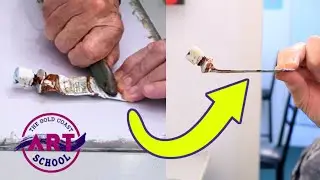 Learn How To Squeeze Paint Tubes To Get More Paint! // Gold Coast Art School
