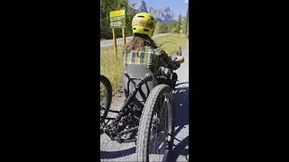 NEW RELEASE BOWHEAD ROGUE&trade; FS/E ADVENTURE-E BIKE in ACTION #shorts #ebike #trikes #handcycle