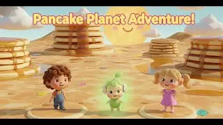 🥞 Pancake Planet Adventure! | 3D Kids Cartoon Rhyme | Nursery Song for Children | Tiny Tune Sprouts