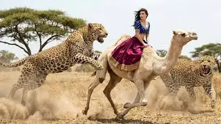 Life Million Years Ago | Prehistoric Girl Rescues Camel, a Storm Strikes Back