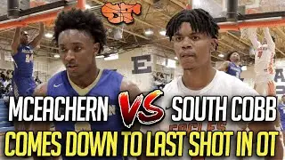 McEachern vs. South Cobb COMES DOWN TO LAST SHOT IN OT !!! | Scrimmage Highlights