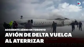 Un avión sufrió un accidente luego de aterrizar en Canadá - DNews