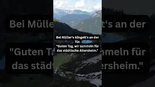 Bei M&uuml;ller's klingelt's an der T&uuml;r #bestenwitze #witze #witz