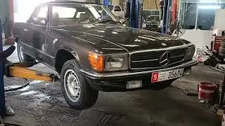 Mercedes M110 Motor -280 Fuel pump and fuel filter Change