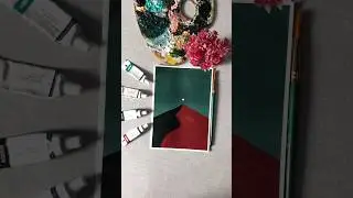 Satisfying acrylic art | Easy Minimalist Art 🌟 | Acrylic Painting  #art #painting #acrylicpainting