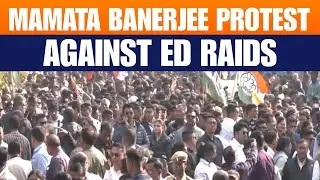 LIVE: West Bengal CM Mamata Banerjee holds protest against ED raids at I-PAC office | Kolkata | BJP