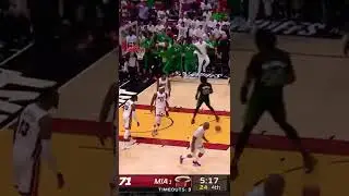 Jaylen Brown Throws Down MEAN DUNK on Bam Adebayo! #shorts