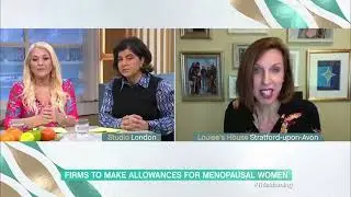 Dr Louise Newson discusses new EHRC workplace menopause guidance on This Morning