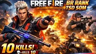 BR Rank Match 😱 10 Kills BOOYAH 🔥 TSD SOM | Free Fire @Somverman  #freefire #trending #brrankpush 
