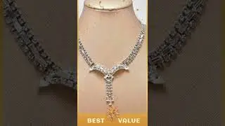 Sparkling Vintage Rhinestone Fringe Waterfall Dangle Bib Necklace - Full of Fire!