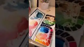 How to Clean Watercolour Palette