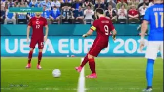 eFootball PES 2021 SEASON UPDATE|Euro 2020-italy vs Turkey(ps4 pro 4K)