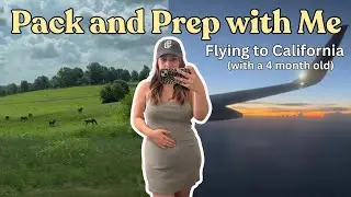 Flying to California! Pack and Prep with Me (with a 4 month old) ☆