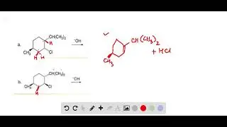 Draw the major E2 elimination products from each of the following alkyl halides