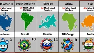 I Am The Most Land Borders In This Continent
