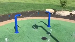 SplashScapes Residential Backyard Splash Pad Water Canon