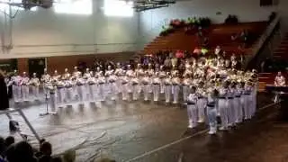Patrick Henry Rebel Regiment Performing at John Battle Band Competition.