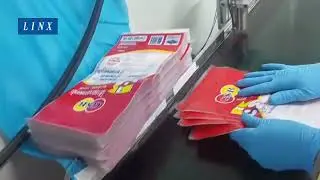 Food Packaging: Chicken Slices and Sausage Marked by Linx 8920 CIJ Printer