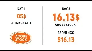 Adobe stock - এ মাত্র ৮ দিনের $১৬.১৩ ডলার ইনকাম করেছি 🔥 সম্পূর্ণ এক মাসের নতুন একটা একাউন্টে