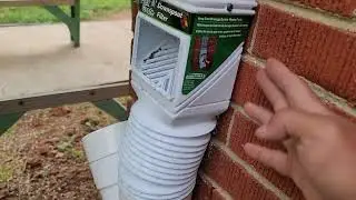 Downspout leaf filter