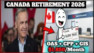 2026 Canada Retirement Update: Get Up to $1,850/Month | CPP, OAS & GIS Explained!