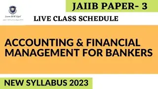 Live Class Schedule || New Syllabus || JAIIB 2023 || DBF 2023
