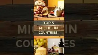 Top 5 countries with Michelin star restaurants #shorts #michelin #gourmet #cuisine #foodies #food