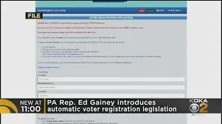 State Rep. Ed Gainey Introduces Automatic Voter Registration Legislation