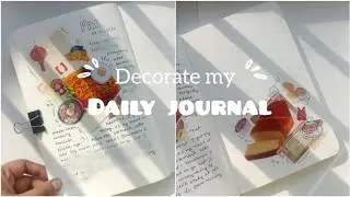 cozy journal with me✨2026 daily journal setup☕junk journal//decorate with me✨