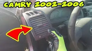 How To Remove The Side Air Vent of a Toyota Camry 2002 2003 2004 2005 2006 DIY