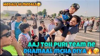 Puri team ne dhamaal mcha diya🔥🥳 |skating vlogs| by ​⁠@Ashwani