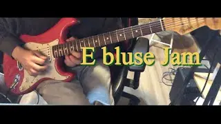 E blues  jam by full gain