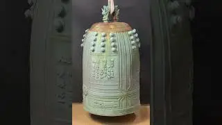 Japan buddhist temple bronze bell