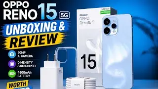OPPO Reno 15 5G Unboxing: 200MP Camera is INSANE! 📸  This Design is NEXT LEVEL! ✨
