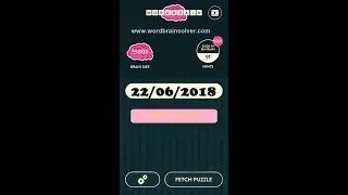 Wordbrain Summer Challenge June 22 2018 | Wordbrain Summer Answers