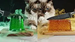 Emerald vs Amber 💚🟠 | Which Crystal Cut Wins? 😺 ASMR