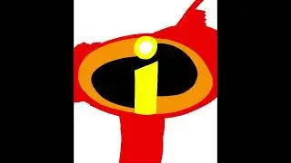 The Incredibles Logo Icon with Procreate #theincredibles #pixar #waltdisneypictures