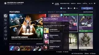 Destiny 2 Weekly update February 10th 2026 Eververse store.