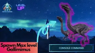Tamed Gallimimus Spawn Command | Ark Survival Ascended