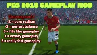 PES 2018 ИГРОВОЙ МОД 2025/2026