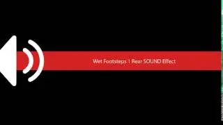 Wet Footsteps 1 Rear SOUND Effect