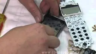 Cordless Button Keypad Repair with Padmate and How to open and fix a cordless telephone