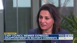 Cary council member expresses disappointment in mayor's comments