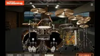 VIRTUAL DRUMMING COVER LAGU - KEKASIH GELAPKU UNGU