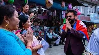 Balen Shah election campaign | टोलमा जब बालेन झुल्किए, घरघरबाट भव्य स्वागत mayor Balen Kathmandu