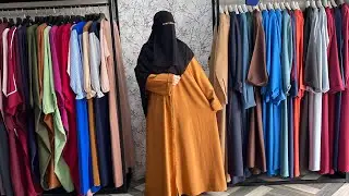 🌙عباءة ليلى 🌙العباءة الرمضانية بامتياز 💐بالوان فاخرة وخامة توب اكتر من رائعة0626736969🌹مرحبا ☎️