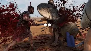#uebs2 - Test new unit | Roman general vs 10 Spartans