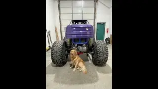Custom Built Mini Monster Truck // 1/3 Scale Monster Jam Replica